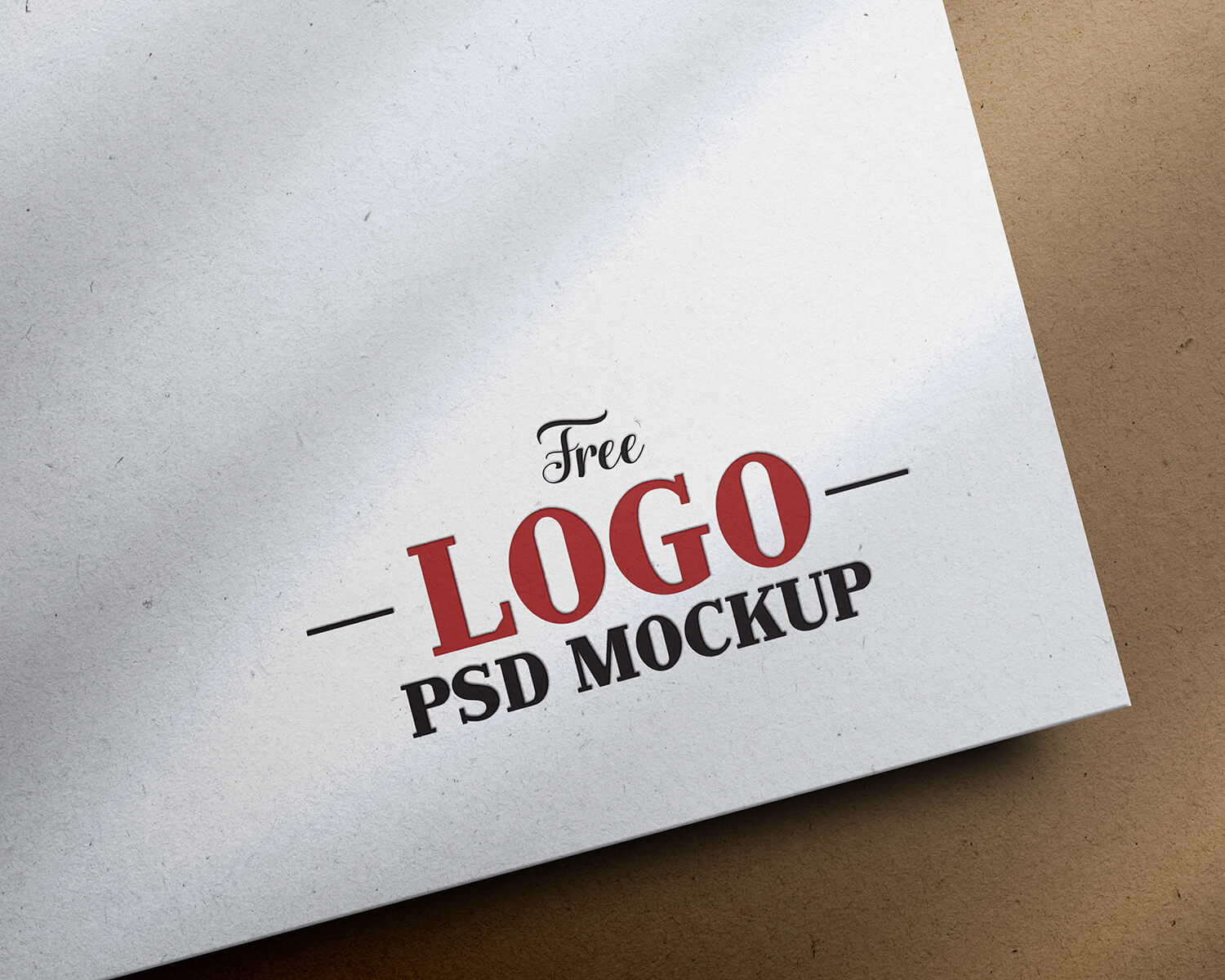 Engraved Logo Mockup Set