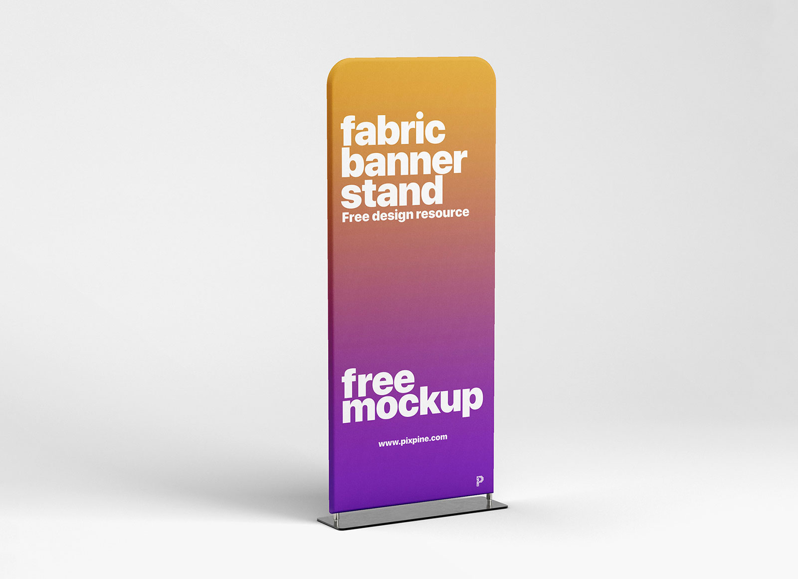 Stoff Banner Display Stand Mockup