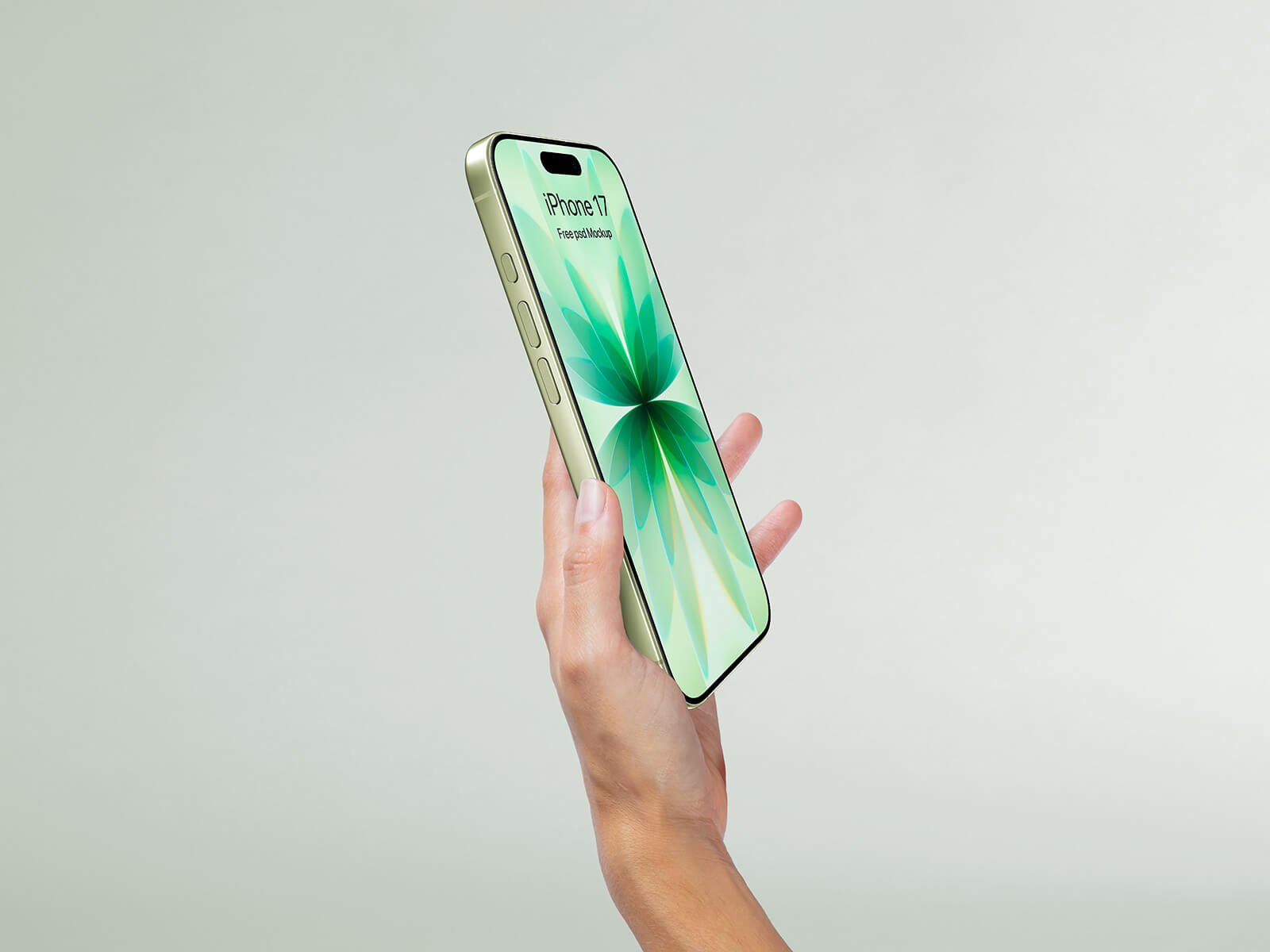 Nach rechts gerichtetes iPhone 17-Modell