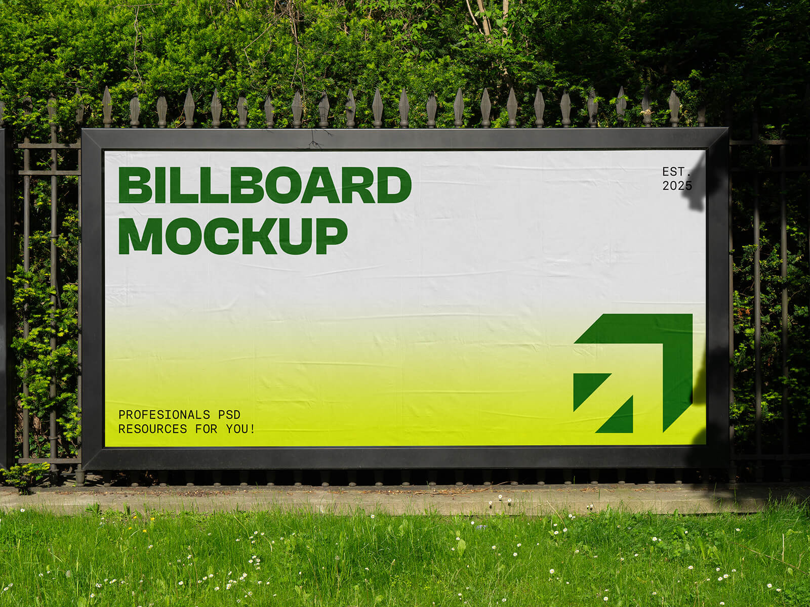 FERNT BILLBOARD MOCKUP
