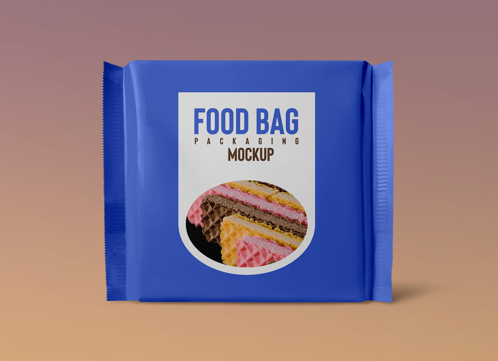 Foil Snack Packaging Mockup