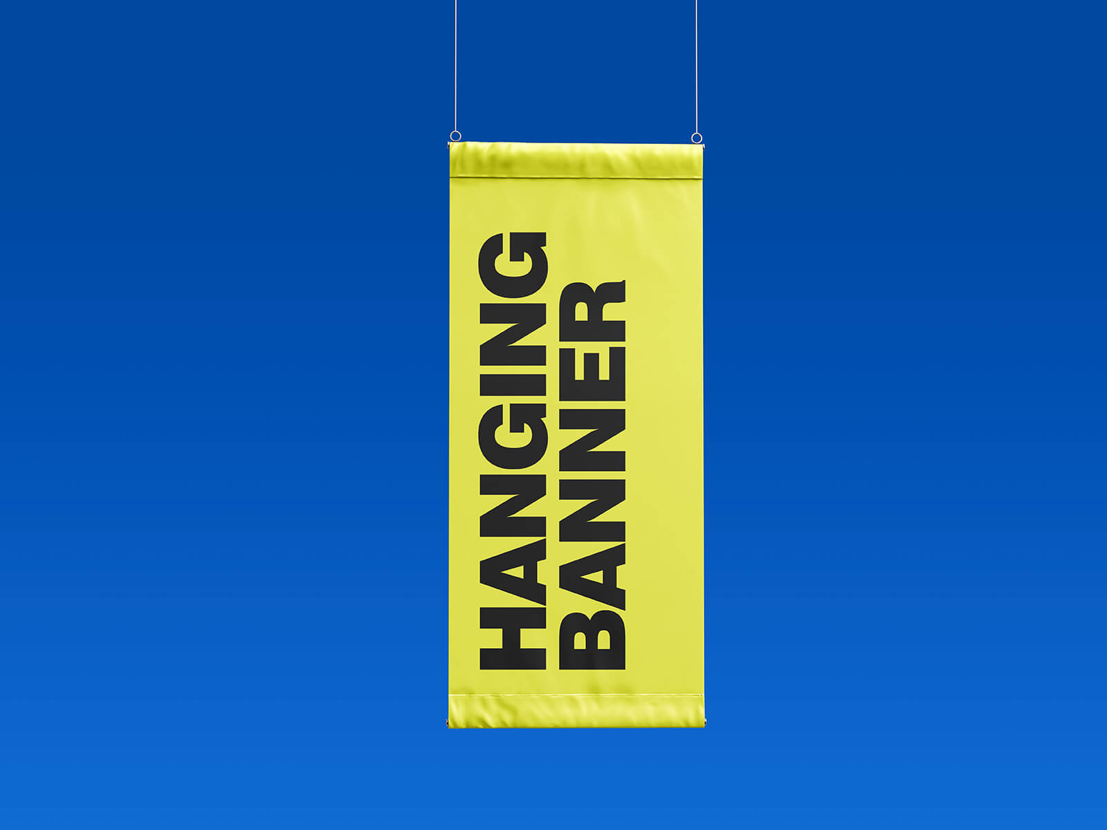 Hanging Banner Mockup