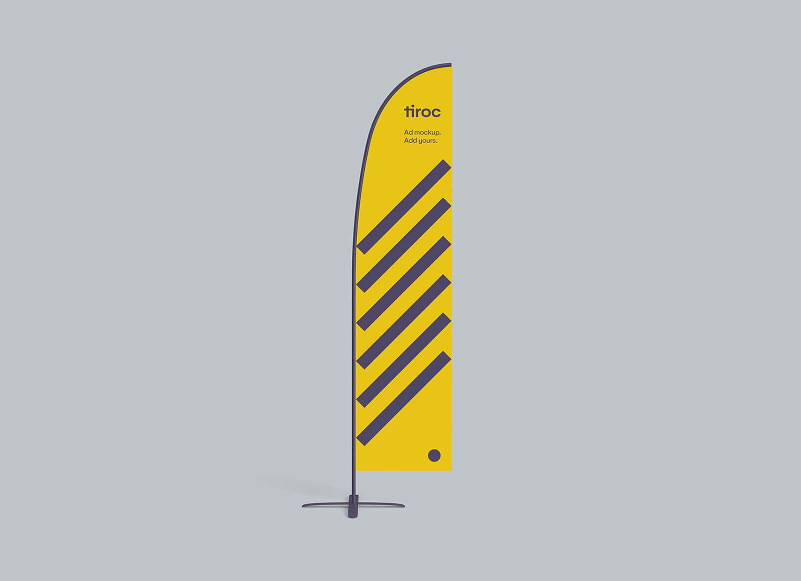 Banner Mockup Feather Feather Feder Feather Feather