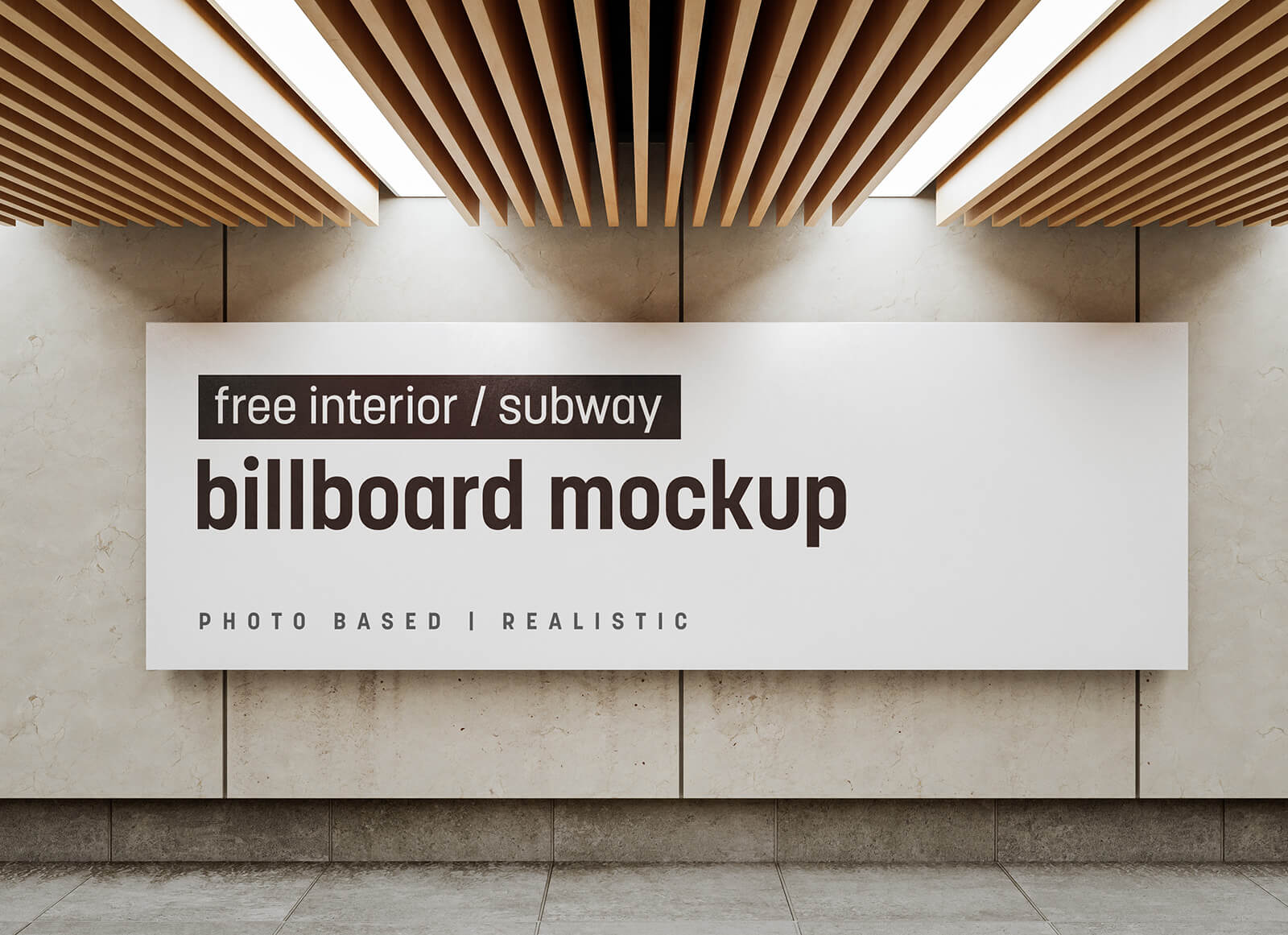 Billboard intérieur / métro Made