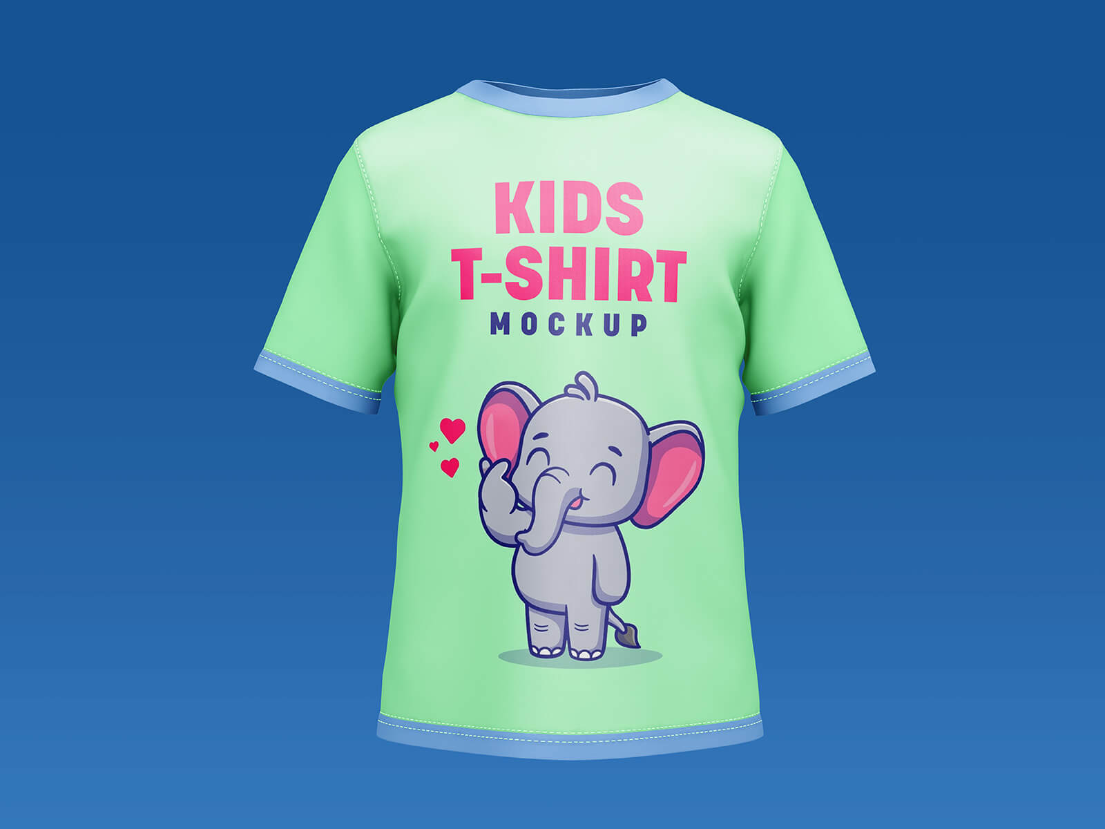 Kids T-Shirt Mockup Set