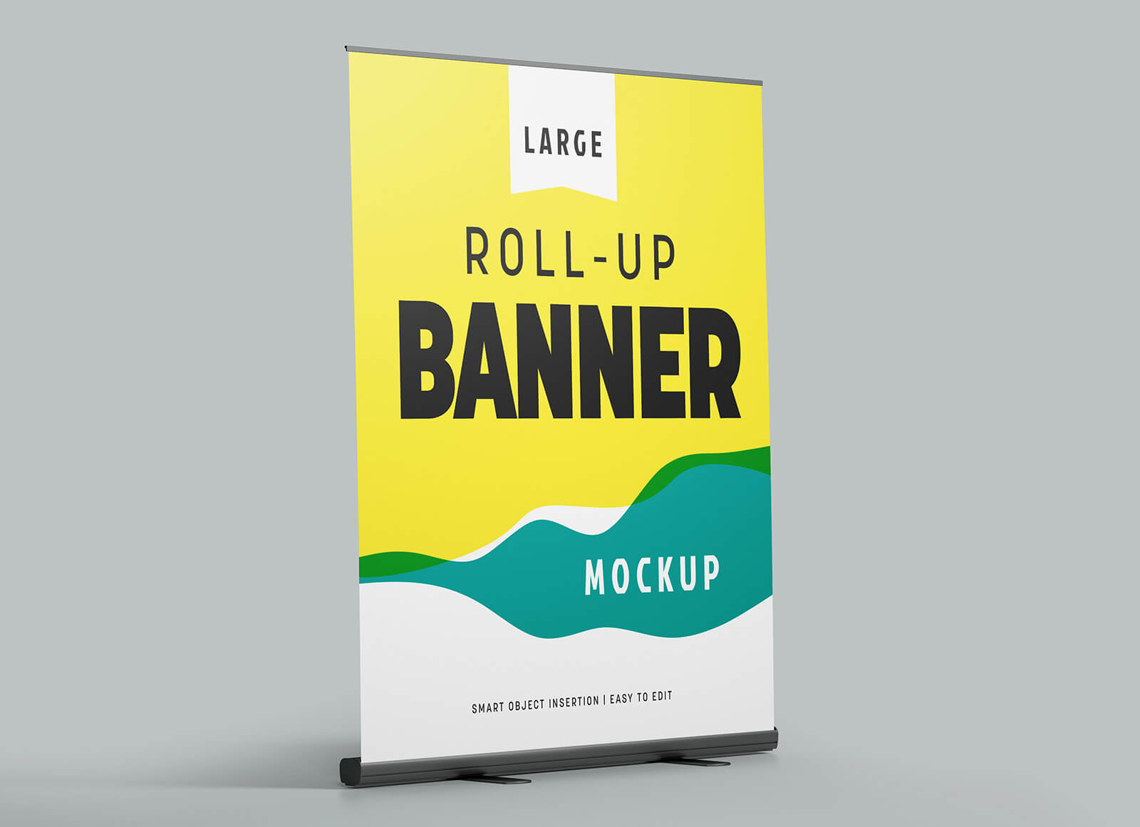 Large Roll-Up Banner Mockup