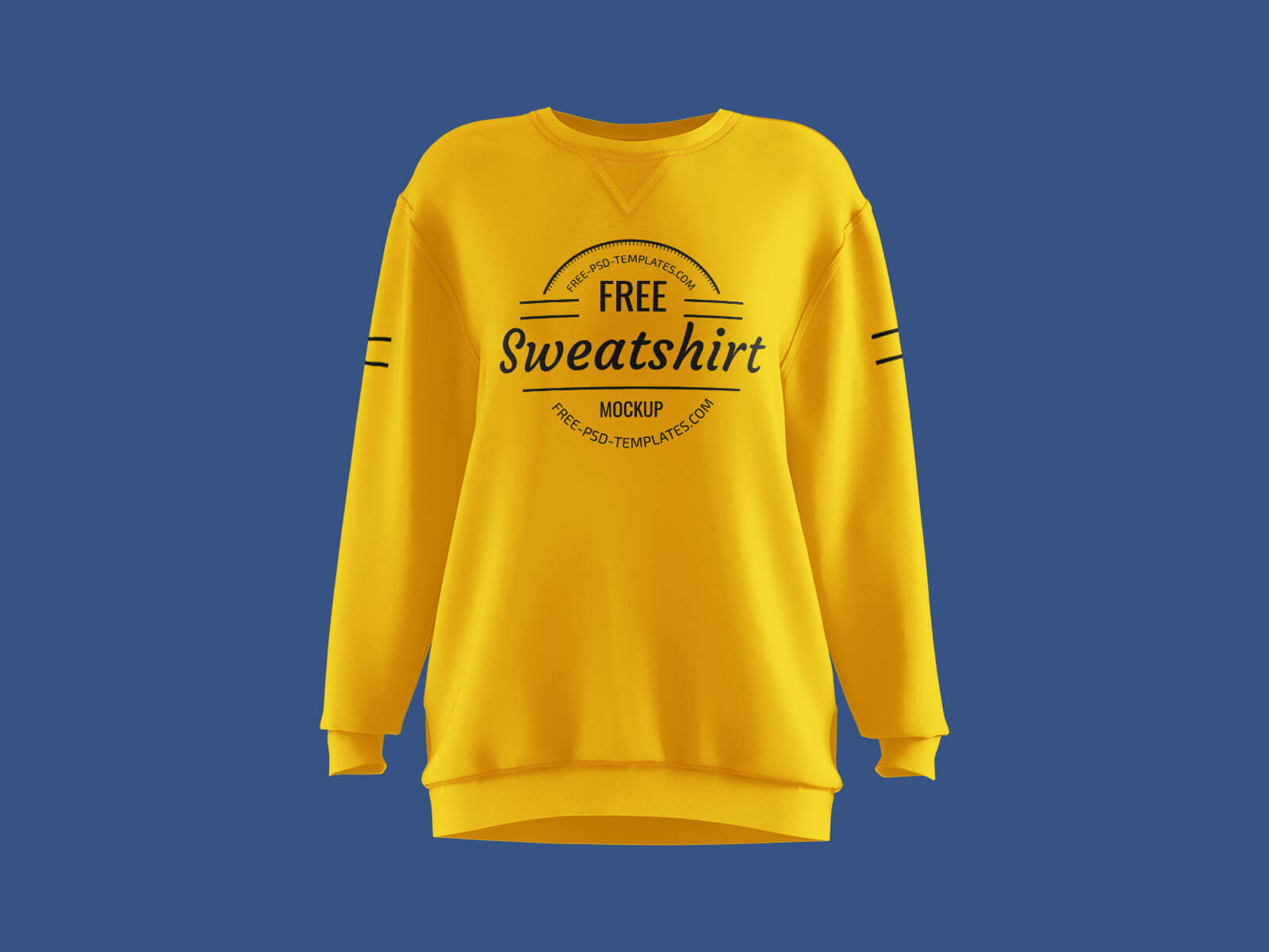 Long Sleeves Women?s Sweatshirt Mockup Set | Free PSD Templates