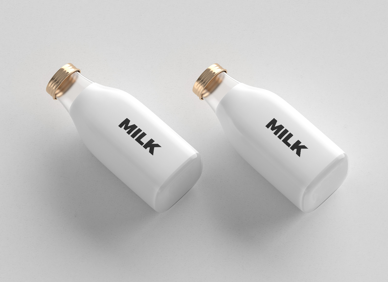 Milch- / Ölglasflaschenmodelle