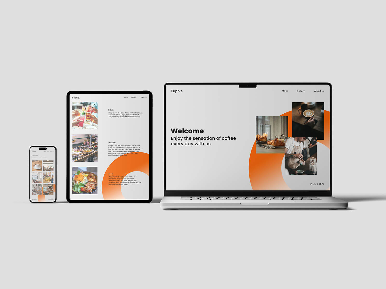 Multi-Device Responsive Web Design Mockup