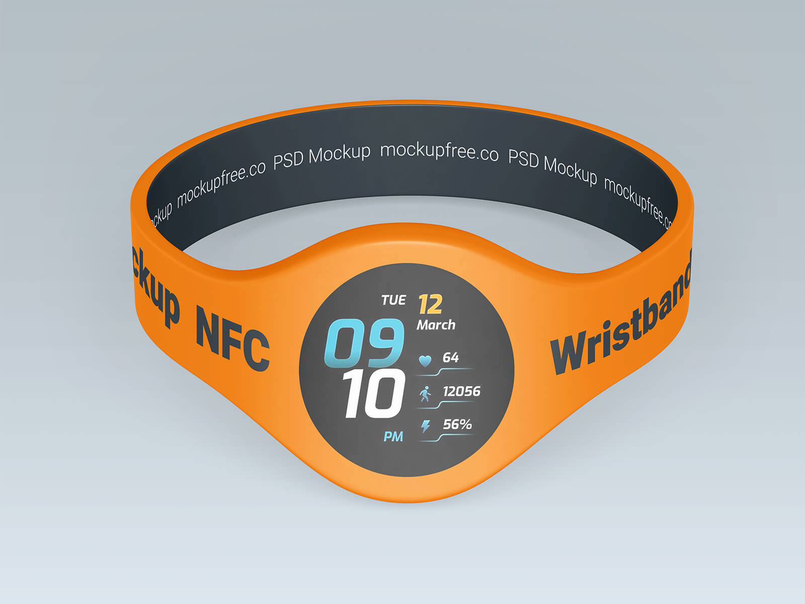 NFC Smart Wwatch / Mockup на наручных частях