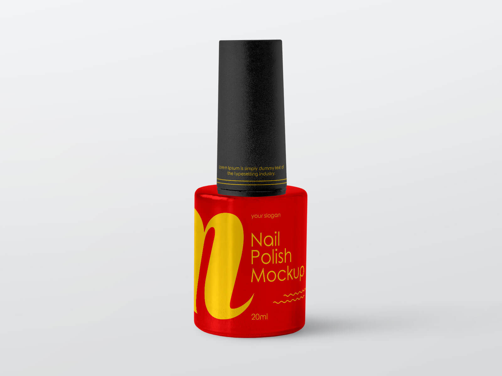 9. Nail Polish Bottle Mockup Design - wide 9