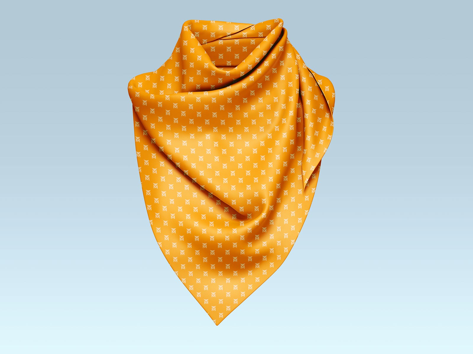 Set de maqueta de pañuelo en cuello / bufanda