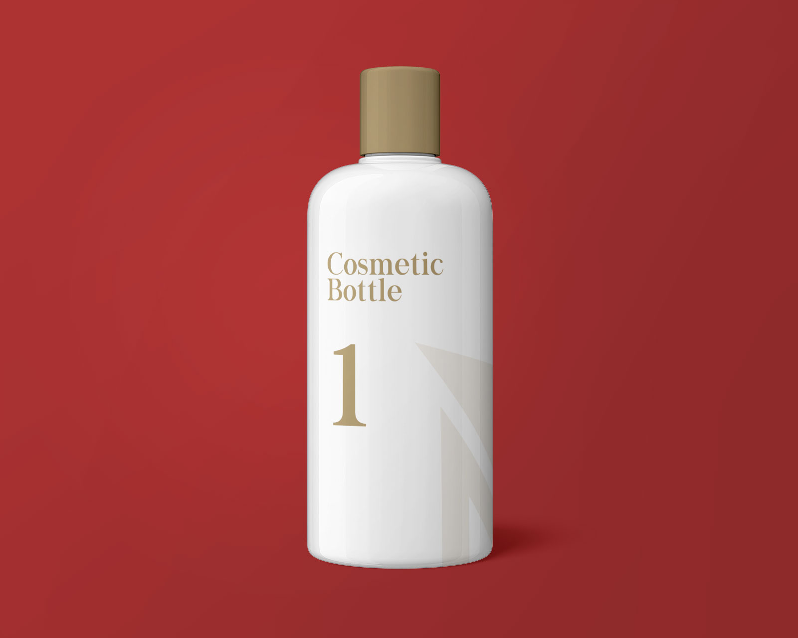Ensemble de bouteille de bouteille cosmétique d'huile / shampooing