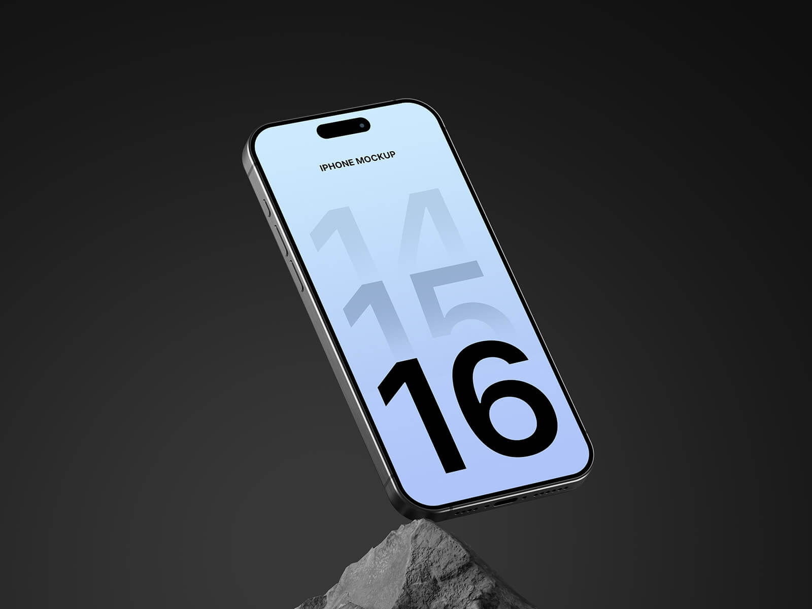 На Rock iPhone 16 Pro Mockup