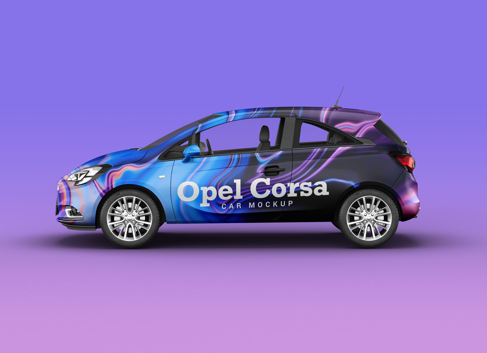 Maqueta de vehículos privados del automóvil Opel Corsa
