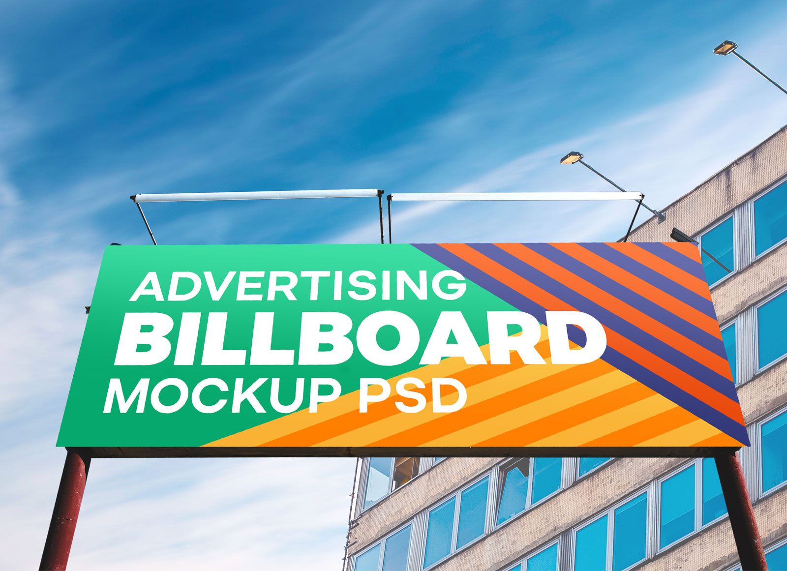 Outdoor Advertisment Billboard Mockup