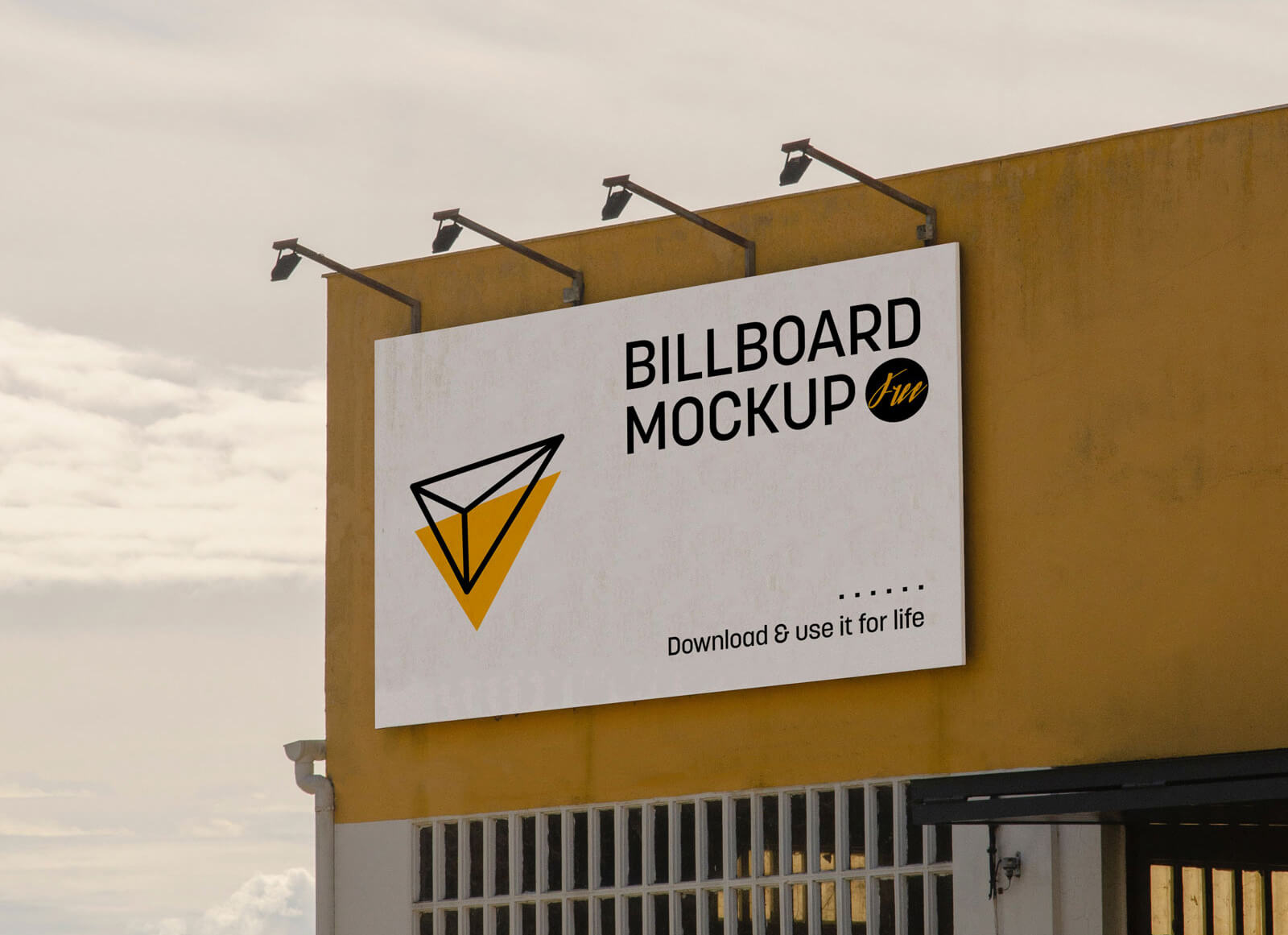 Billboard en plein air maquette