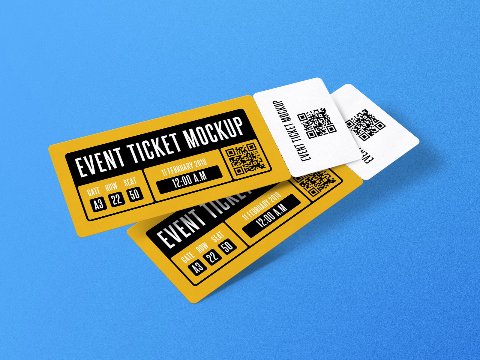 Papierkonzert- / Event -Ticket -Modellset