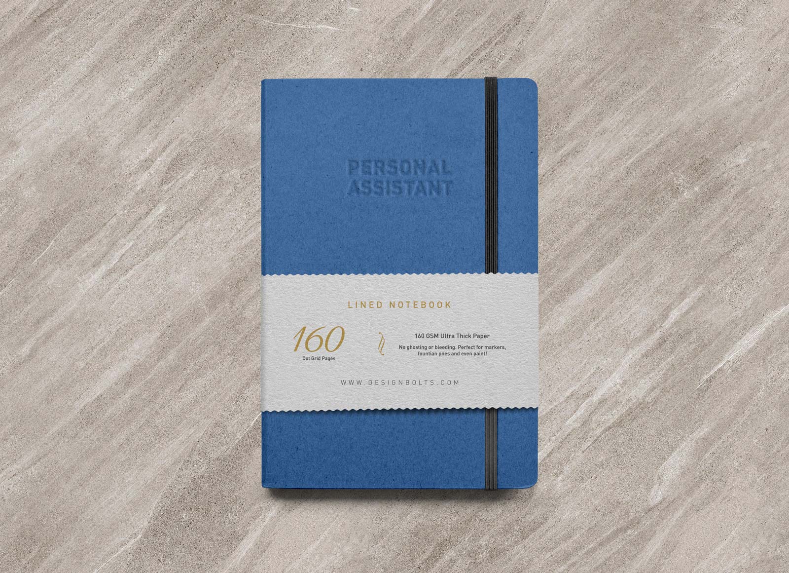 Personal Paper Notebook Mockup