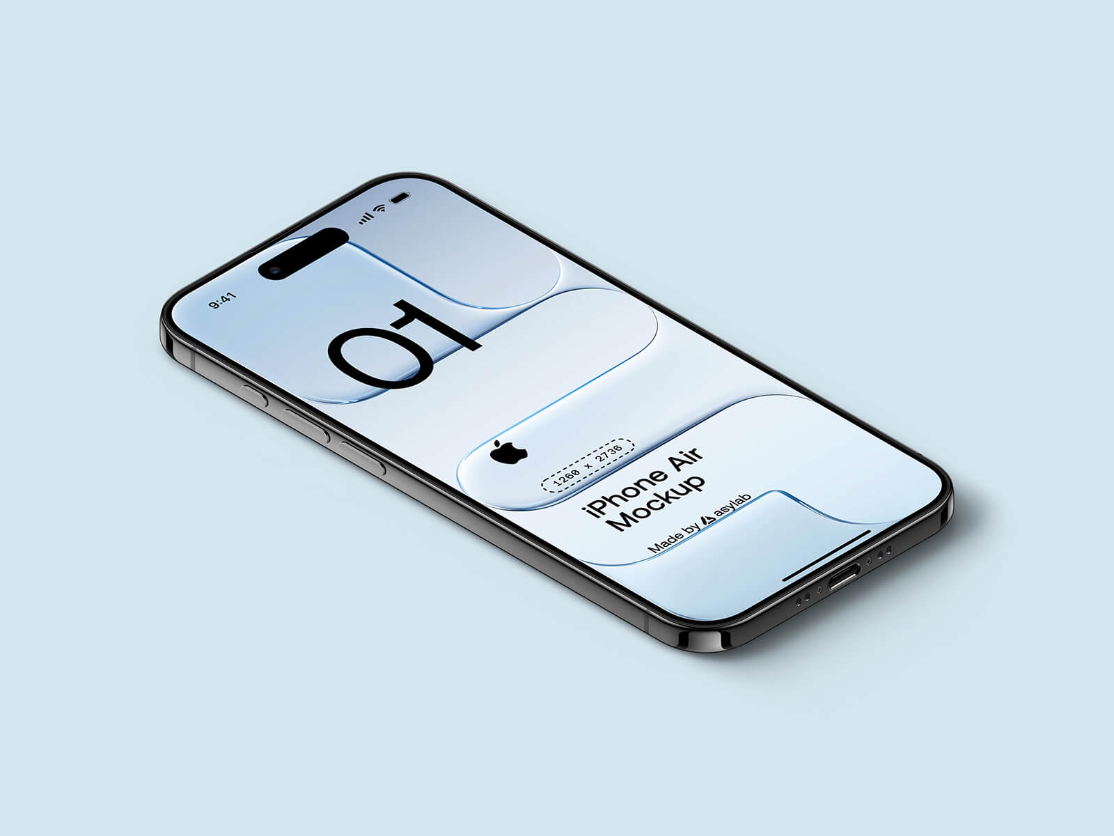 パース iPhone Air Figma / モックアップ