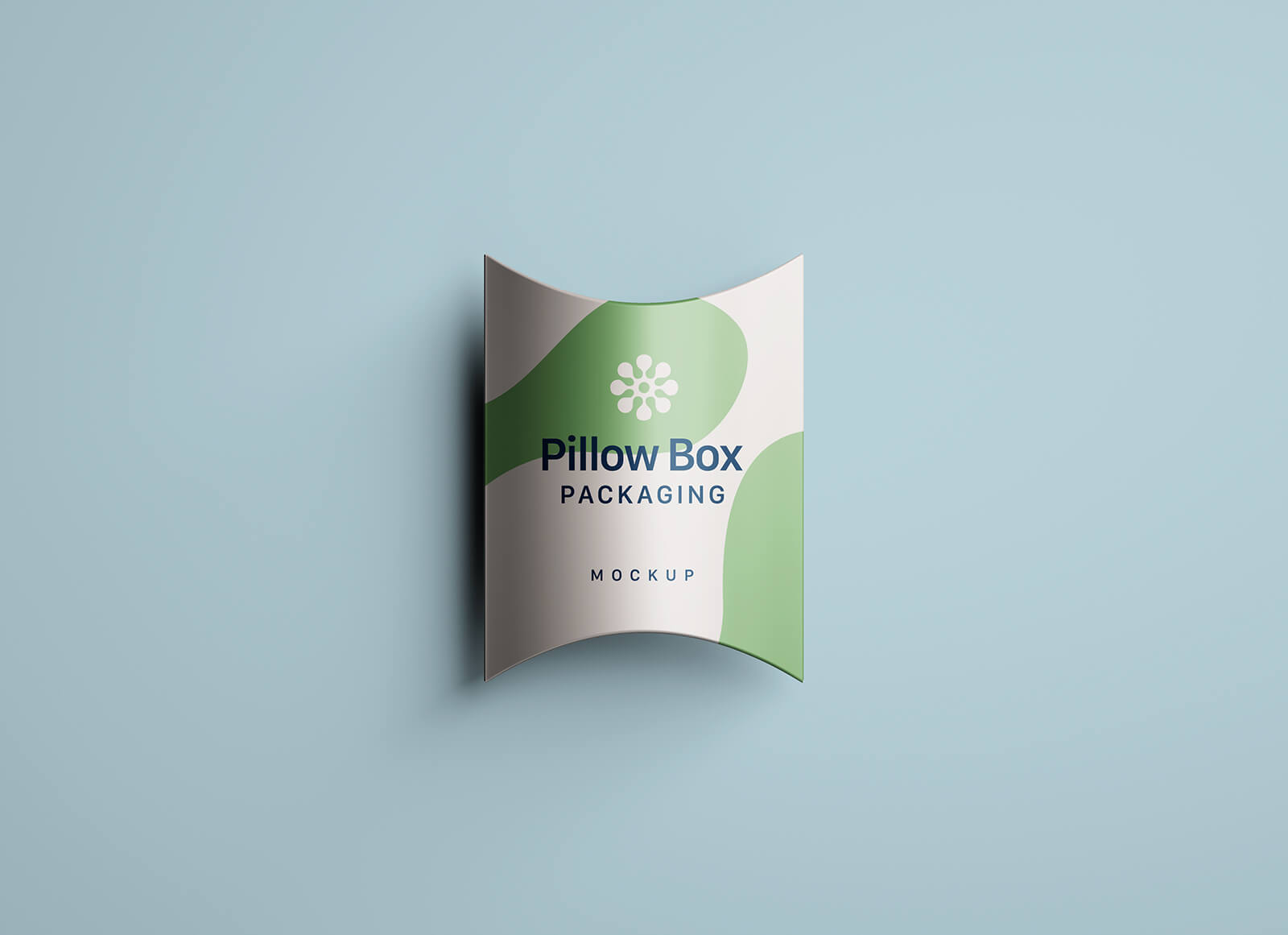 Mockup Pillow Box Verpackung