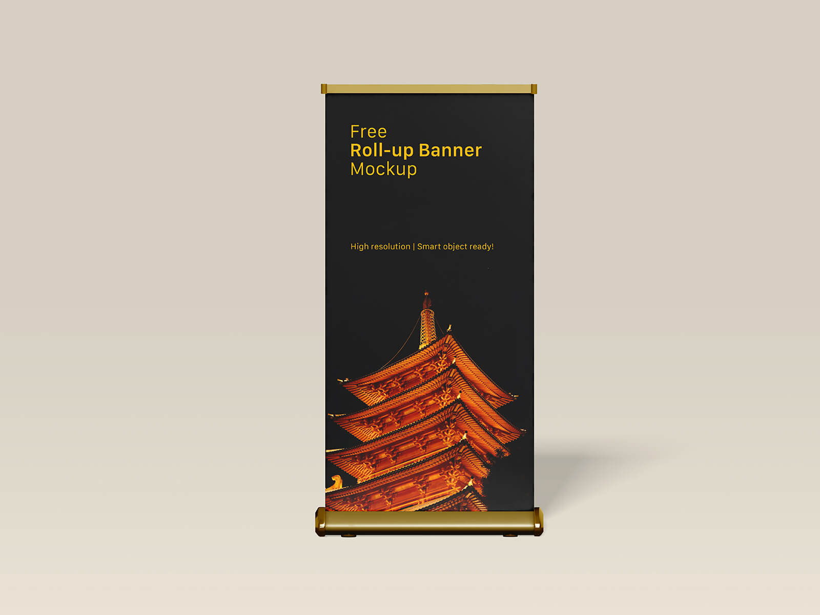 Juego de maquetas de banner enrollable premium