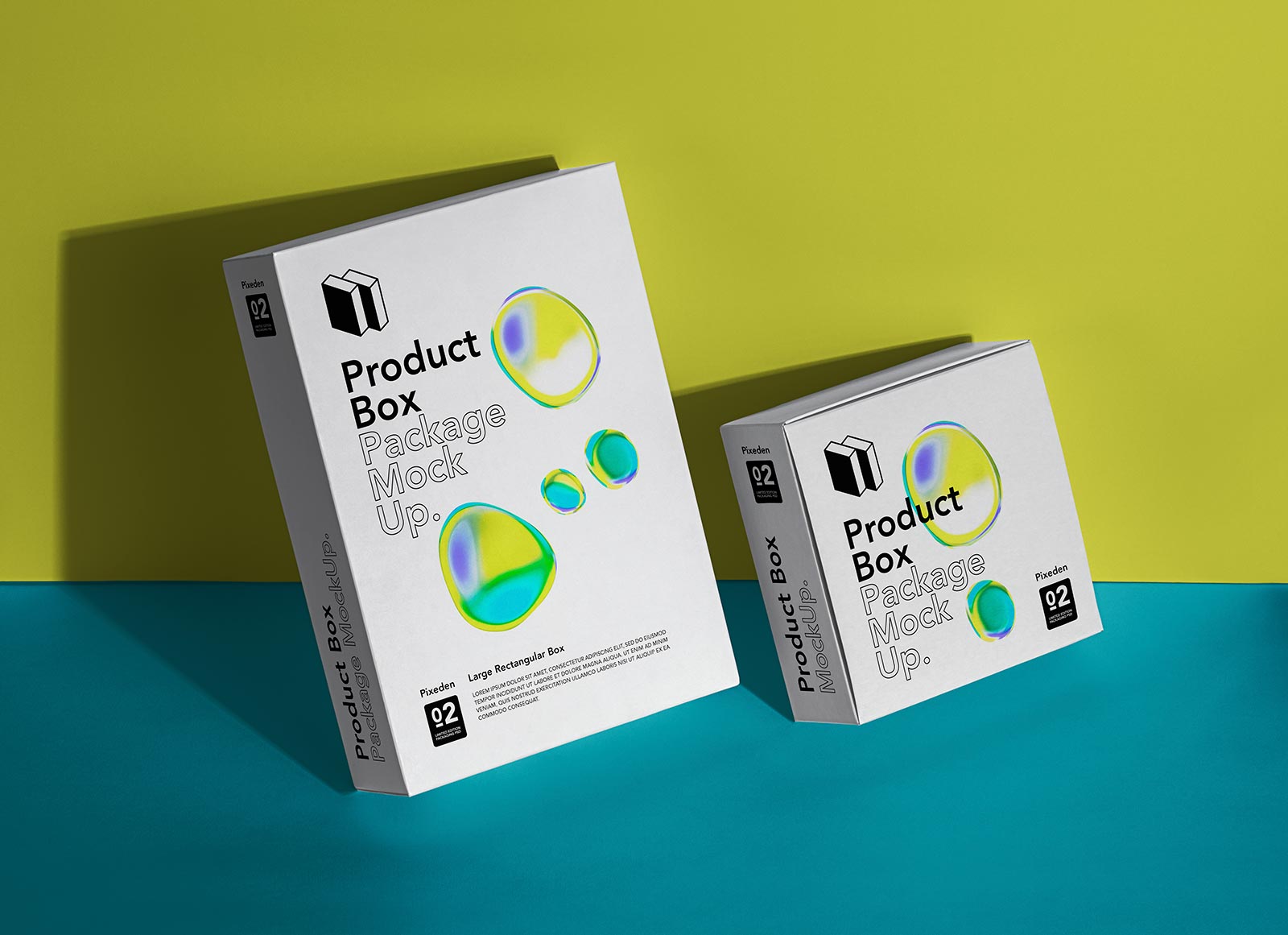 Product Packaging Boxes Mockup