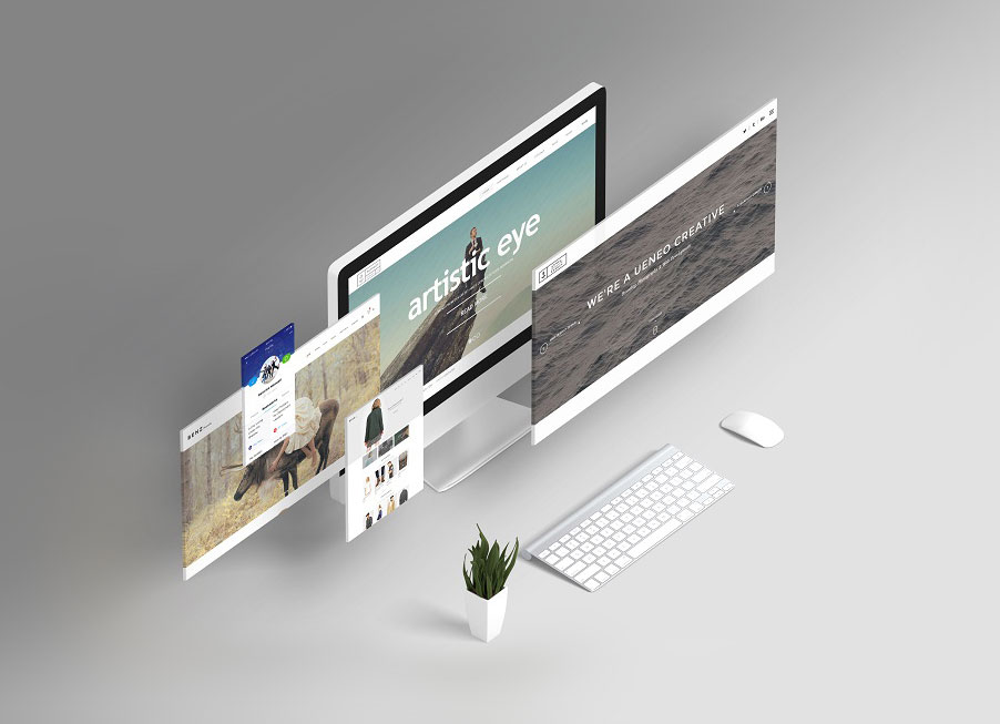 Responsive Website Design Showcasing Modup