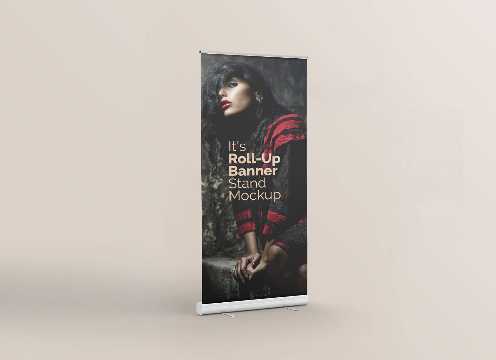 Roll-up-Stand Banner Mockup