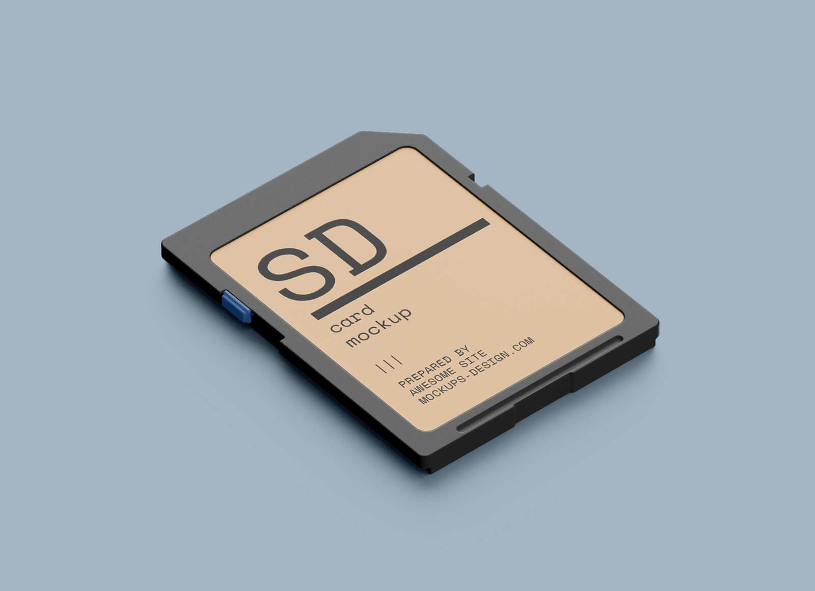 Maqueta de tarjetas SD