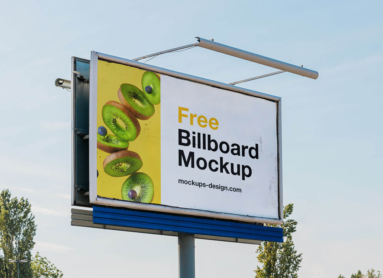 3: 2 Обработанное значение Billboard Mockup