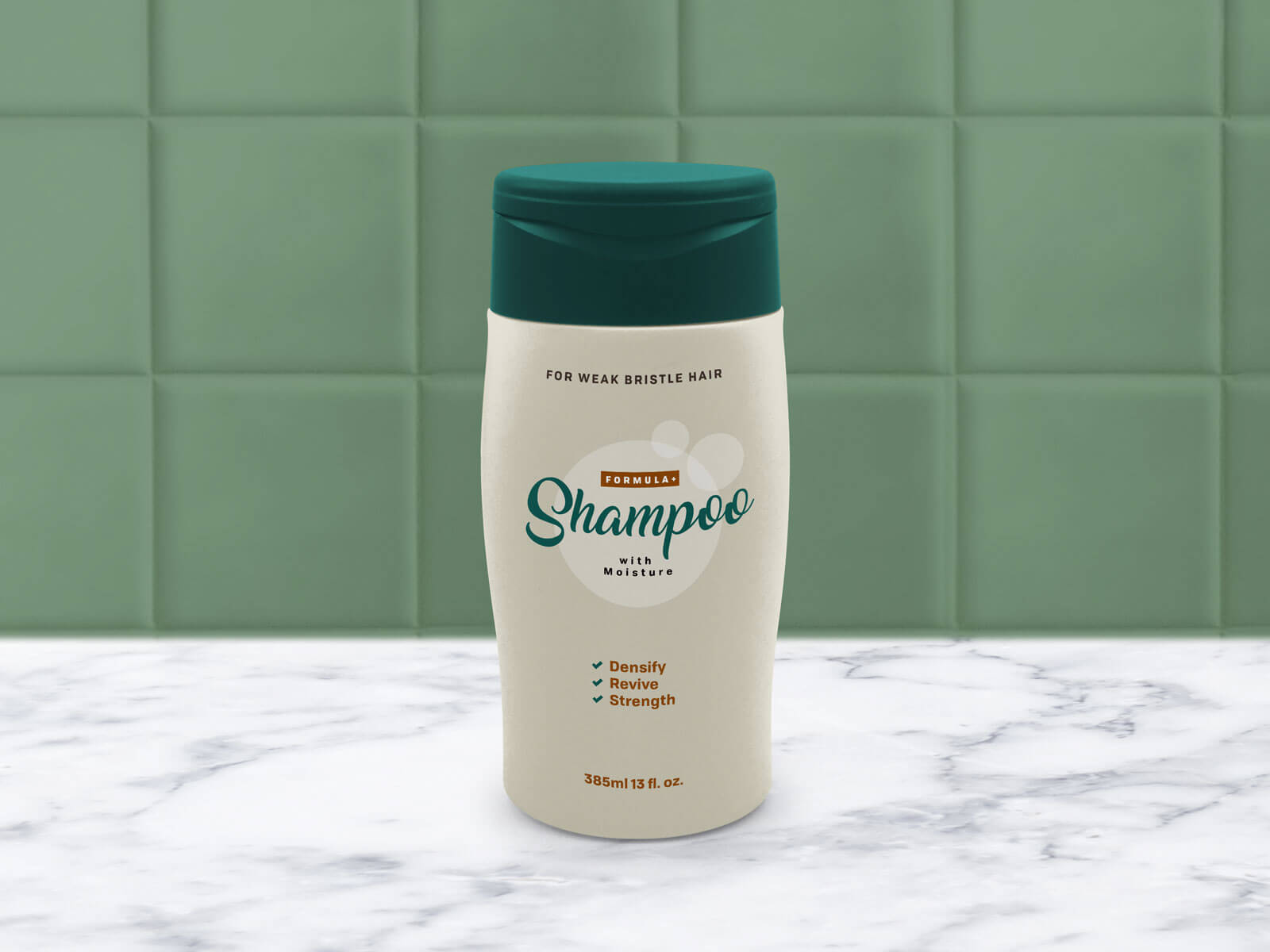 Plastik Shampoo / Haar Conditioner Flasche Mockup
