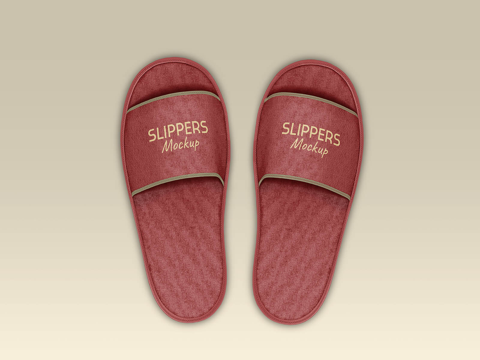 Hotel / Spa Slippers Mockup