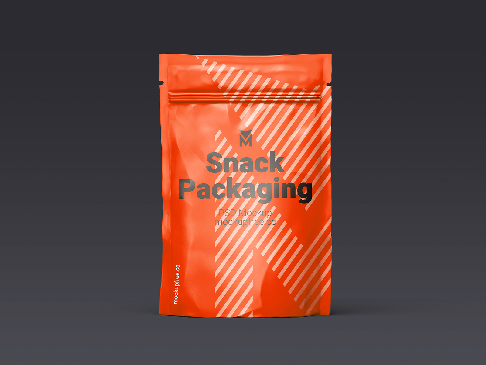 Standing Pouch Snack Food Packaging Mockup Set