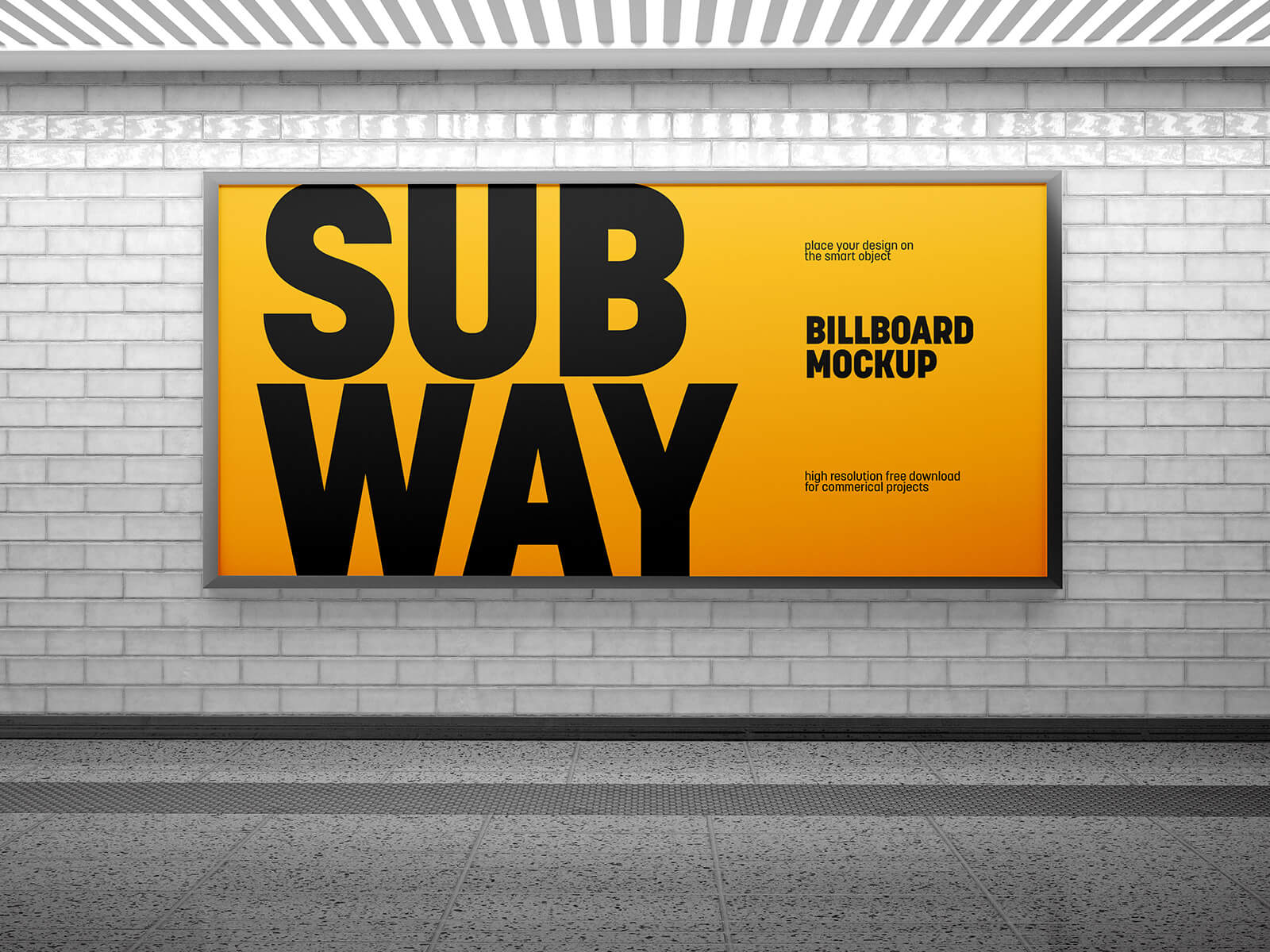 Набор макетов Billboard Subway