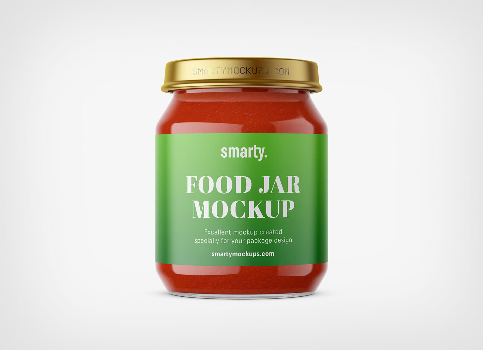 Tomato Sauce / Pur�e Jar Mockup