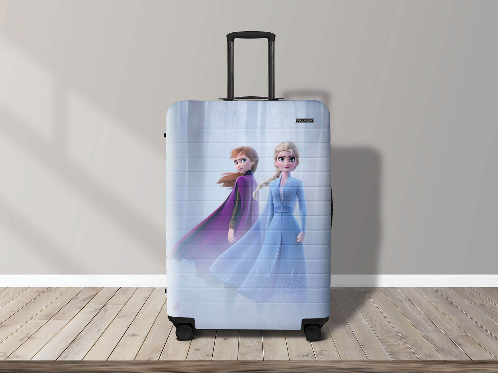 Mockup de maleta de equipaje de viaje