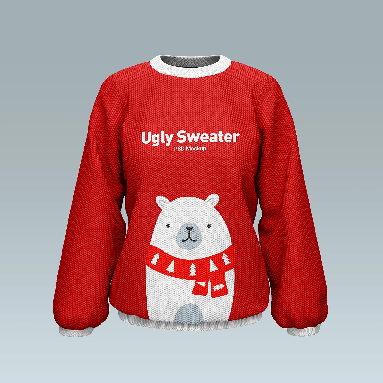 Уродливый рождественский свитер / макет перемычки