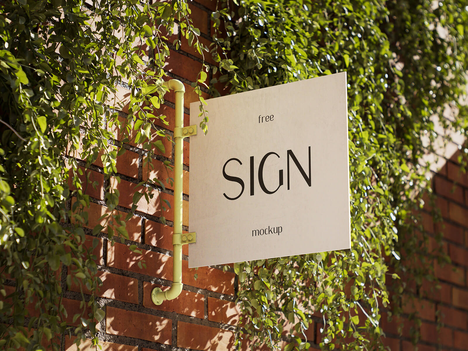 Under Sun Sign Mockup Set