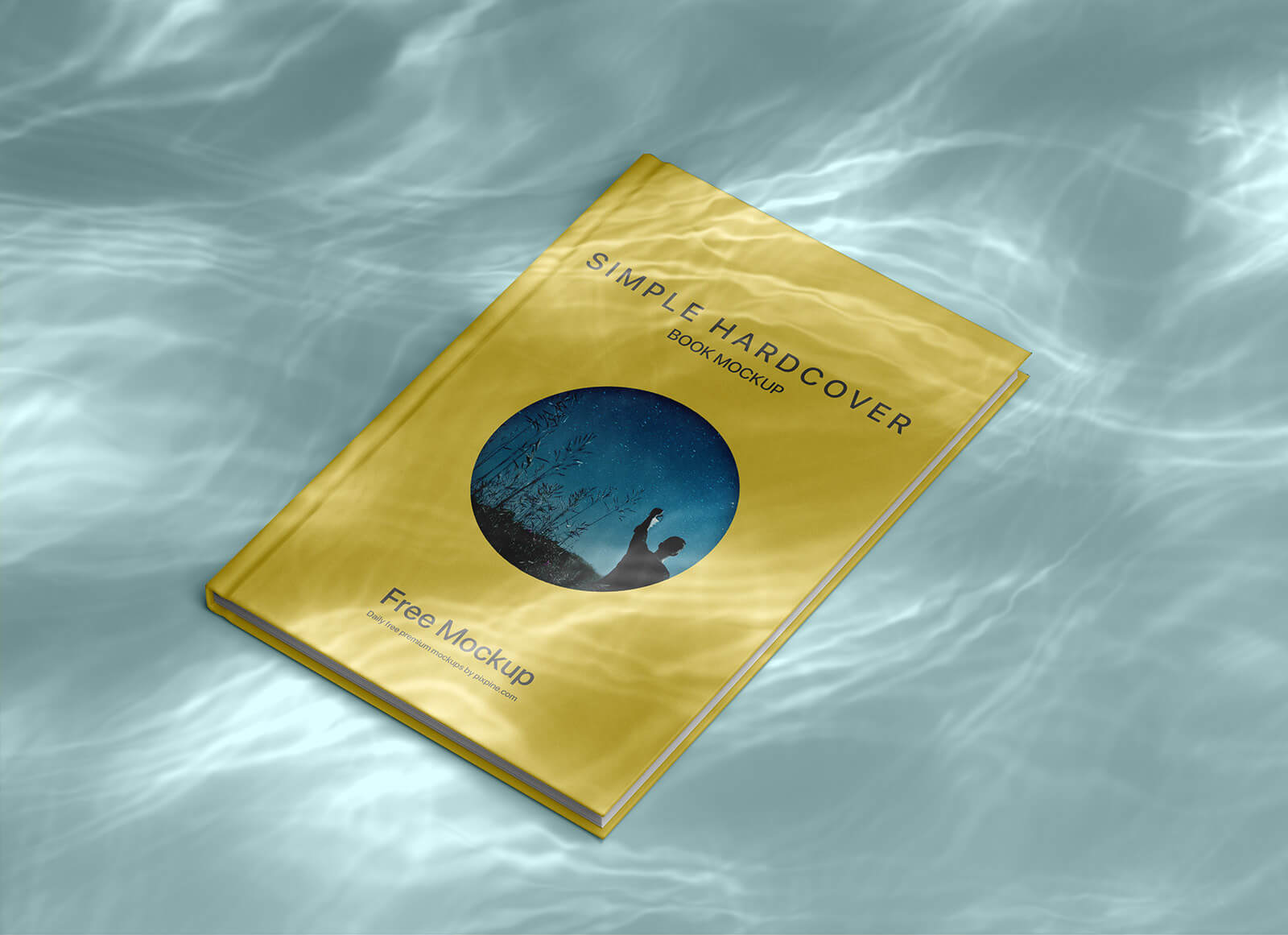 Underwater Hardcover Book Mockup