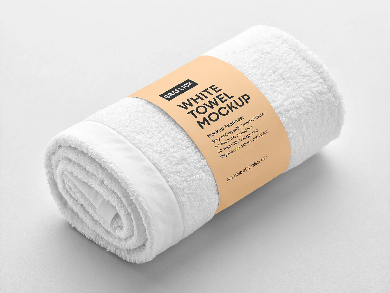 Weißes Handtuchmodal