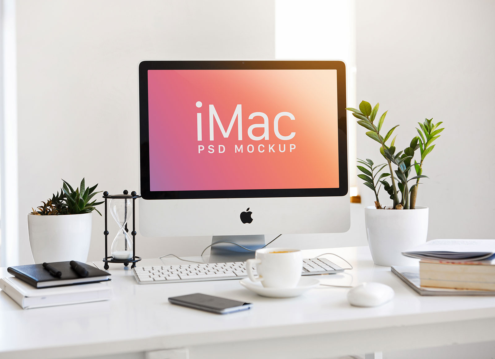 21,5 pouces iMac Apple Mockup