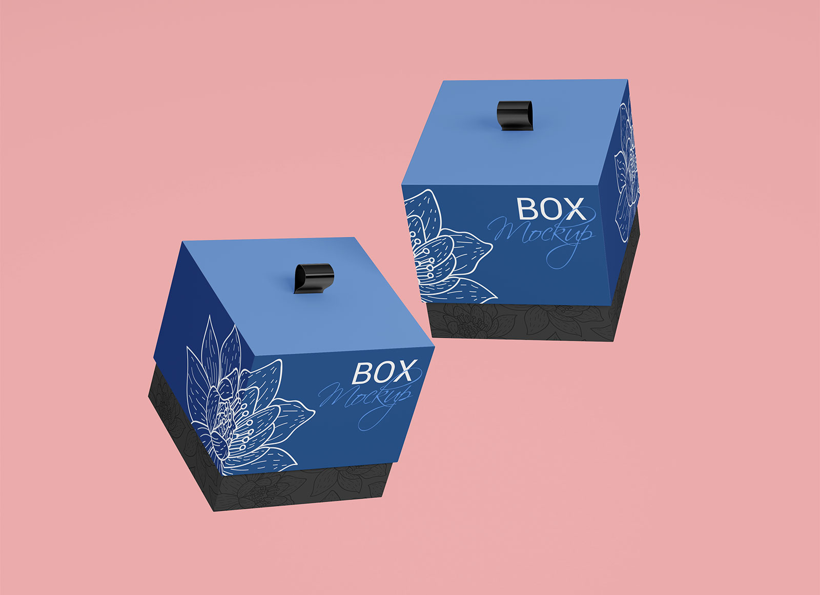 Handgelenks Uhren -Geschenkbox -Modelle Mockup Set