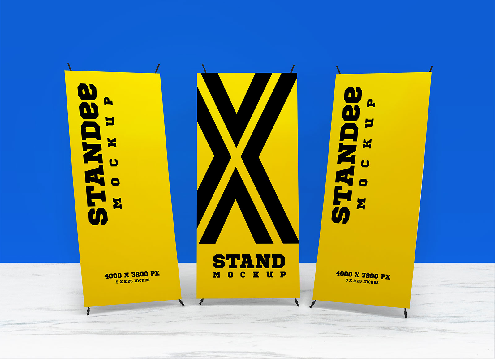 X-Stand Bannerモックアップセット