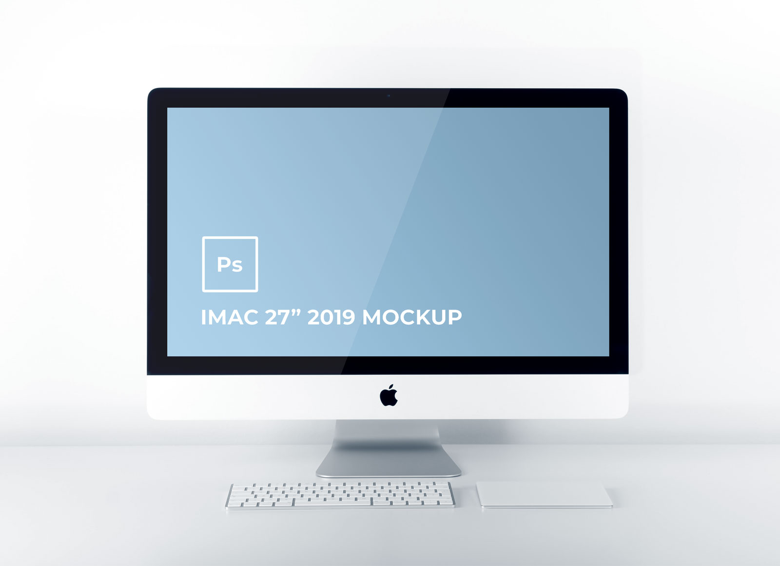 iMac 27 Inches Monitor 2019 Mockup