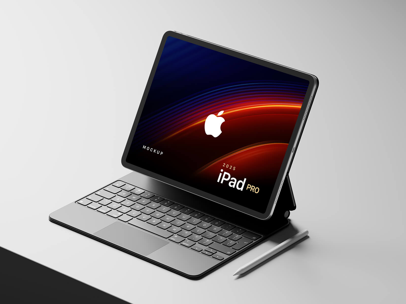 iPad Pro mit Magic Keyboard Mockup