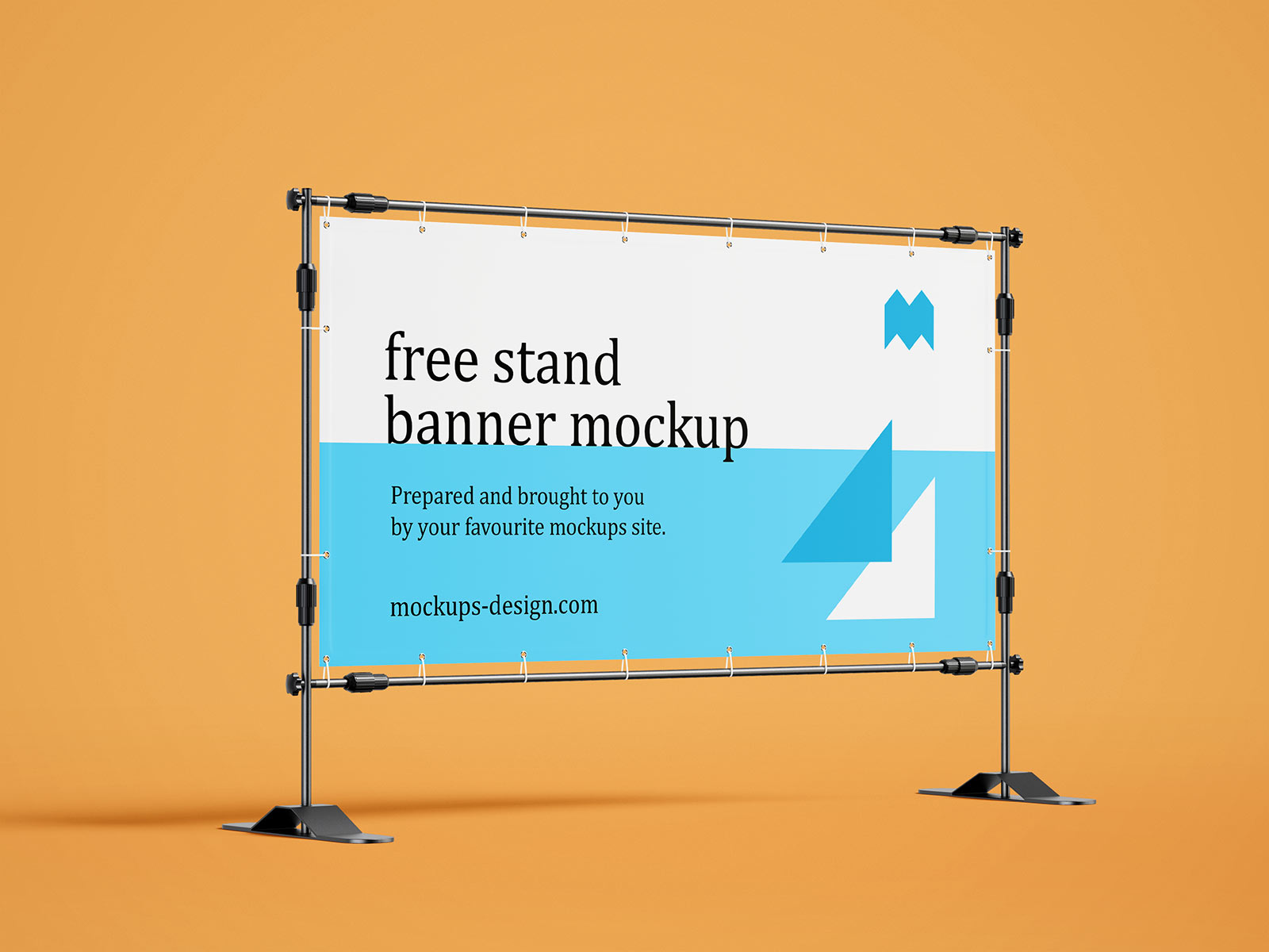 Rectangle Event Banner Stand Mockup Set