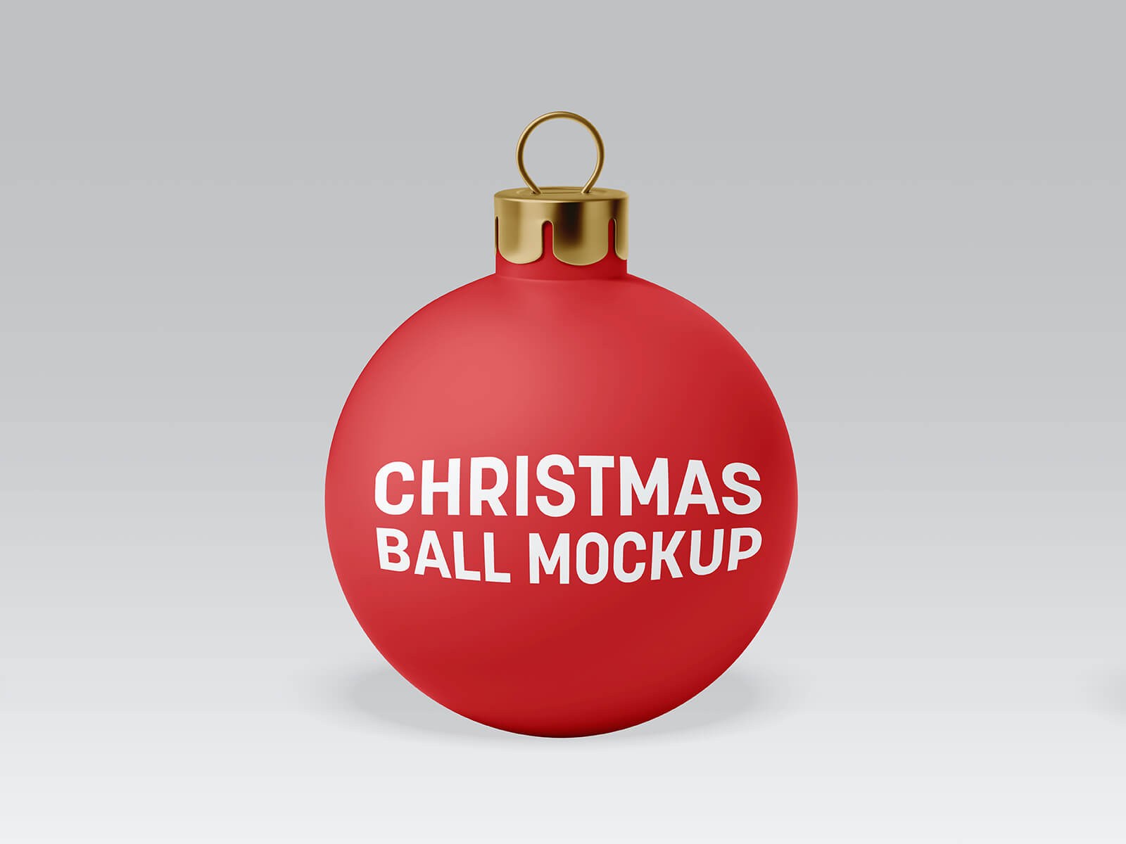 クリスマスボール /つまらないモックアップセット