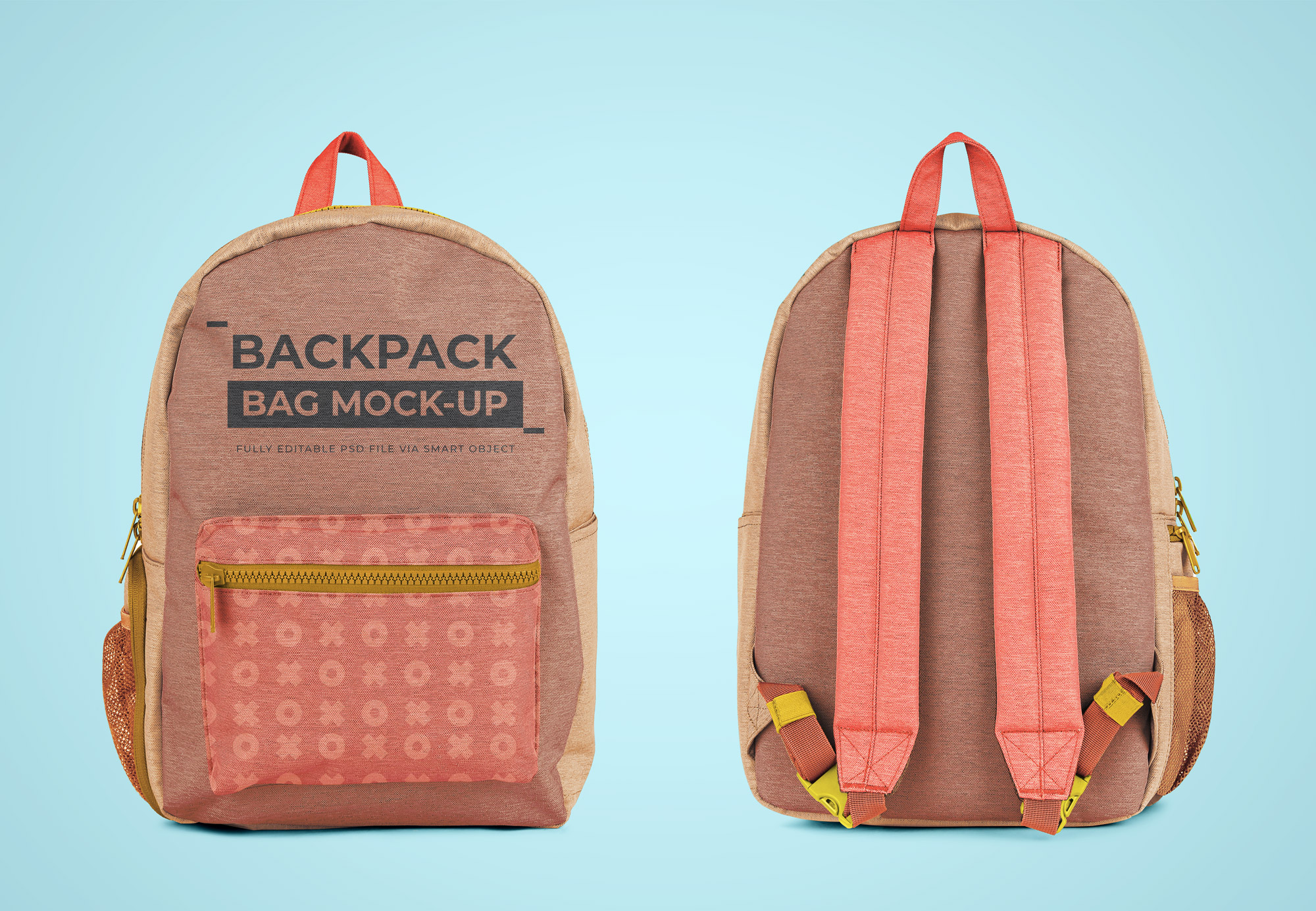 Free Backpack Mockup