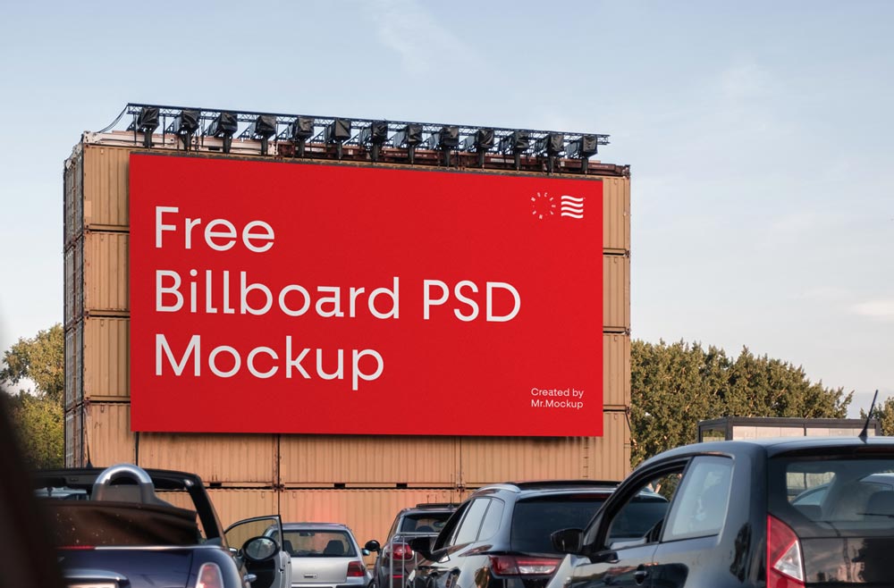 Maquette gratuite Big Billboard
